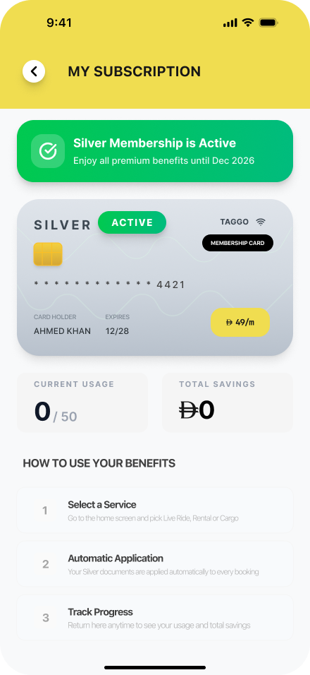 Manage Subscription